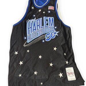 Vintage Harlem Globetrotters Goose #50 Jersey Platinum FUBU Y2K Streetwear